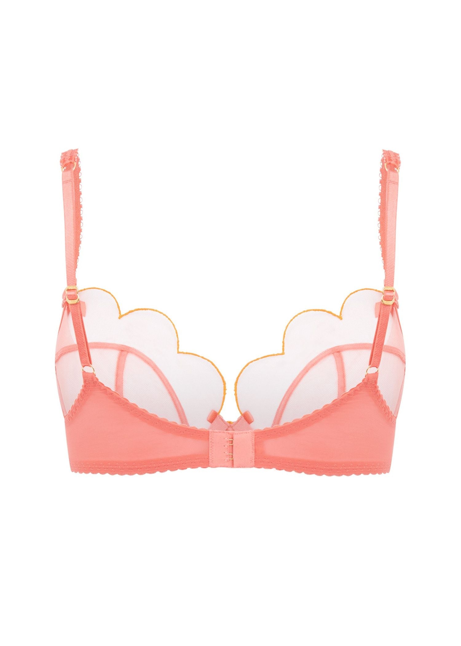 Agent Provocateur Lorna Bra (Coral) | Avec Amour Luxury Lingerie