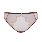 Agent Provocateur Lorna Brief (Chestnut / Peach) | Avec Amour Sexy Lingerie