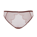 Agent Provocateur Lorna Brief (Chestnut / Peach) | Avec Amour Sexy Lingerie