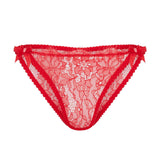 Agent Provocateur Lorna Lace Knicker Brief (Red) | Avec Amour Luxury Lingerie