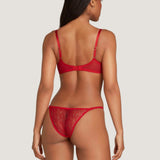 Agent Provocateur Lorna Lace Knicker Brief (Red) | Avec Amour Luxury Lingerie