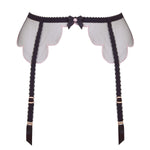 Agent Provocateur Lorna (Black/Pink) Suspender - Luxury Lingerie | Avec Amour Sexy Lingerie