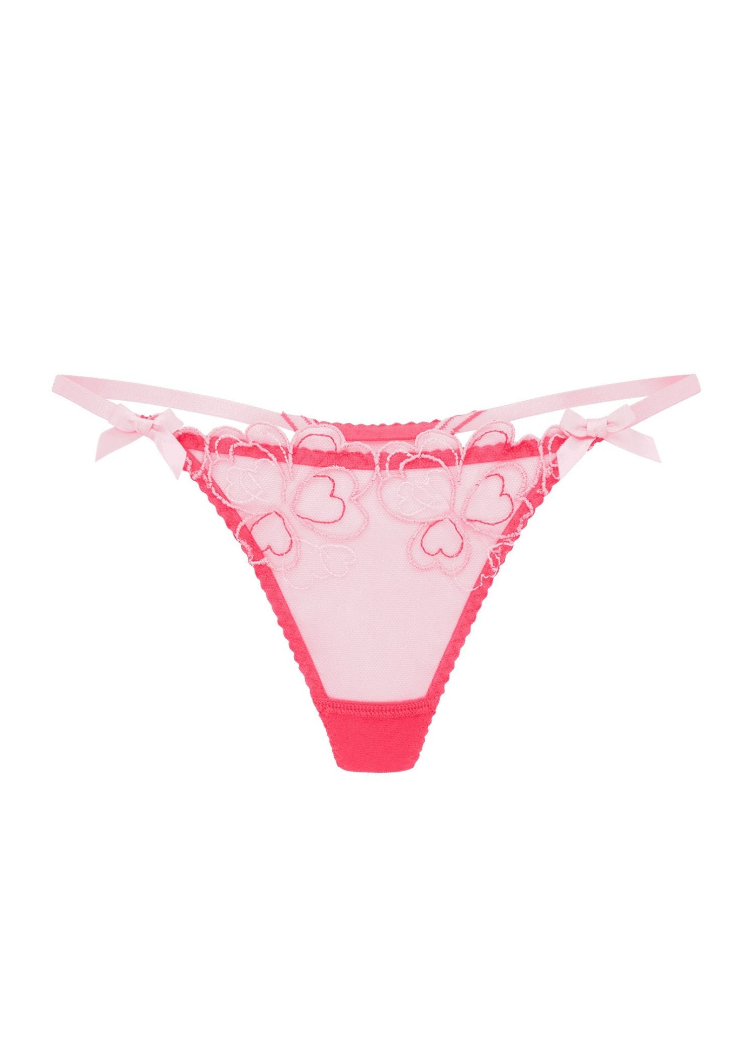Agent Provocateur Maysie Thong (Fuchsia / Baby Pink) | Avec Amour Luxury Lingerie
