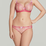 Agent Provocateur Maysie Plunge Bra (Fuchsia / Baby Pink) | Avec Amour Luxury Lingerie