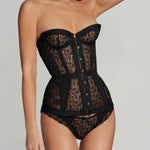 Agent Provocateur Mercy Thong (Black Lace) | Avec Amour Luxury Lingerie