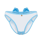 Agent Provocateur Oriana Knicker Ouvert (Baby Blue) | Avec Amour Luxury Lingerie