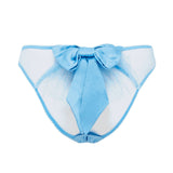 Agent Provocateur Oriana Knicker Ouvert (Baby Blue) | Avec Amour Luxury Lingerie