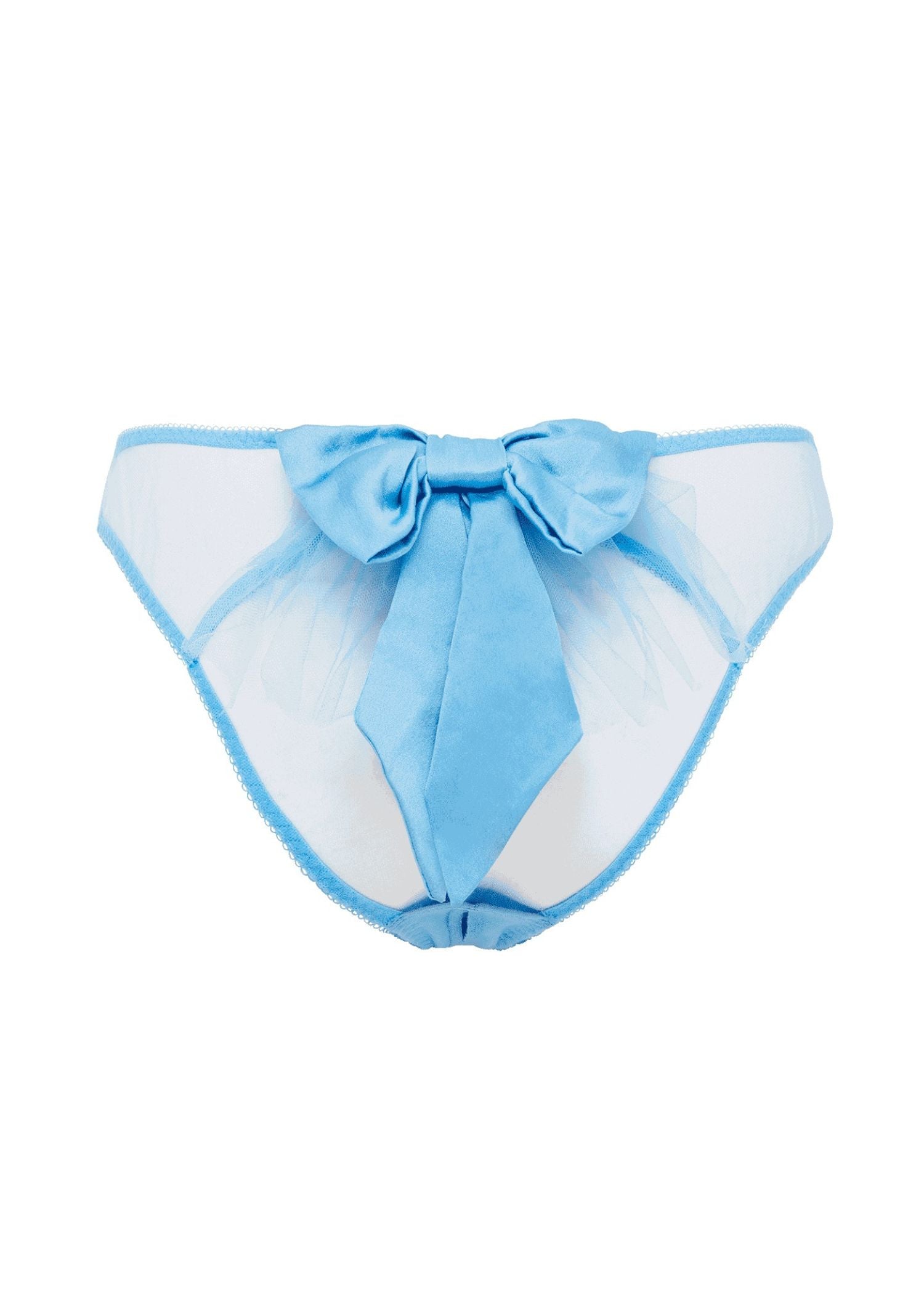 Agent Provocateur Oriana Knicker Ouvert (Baby Blue) | Avec Amour Luxury Lingerie