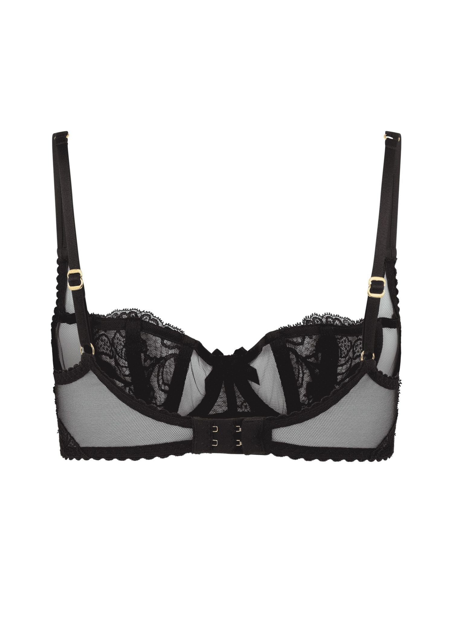 Agent Provocateur Rozlyn Underwired Lace Bra (Black) | Avec Amour Sexy Lingerie