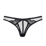 Agent Provocateur Rozlyn Ouvert Lace Brief (Black) | Avec Amour Sexy Lingerie