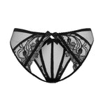 Agent Provocateur Rozlyn Ouvert Lace Brief (Black) | Avec Amour Sexy Lingerie