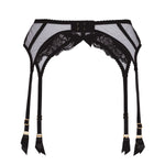 Agent Provocateur Rozlyn Lace Suspender Belt (Black) | Avec Amour Sexy Lingerie