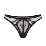 Agent Provocateur Rozlyn Lace Thong (Black) | Avec Amour Sexy Lingerie