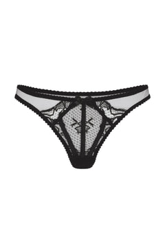 Agent Provocateur Rozlyn Lace Thong (Black) | Avec Amour Sexy Lingerie