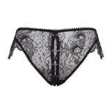 Agent Provocateur Vallentina Knicker Ouvert (Black) | Avec Amour Luxury Lingerie
