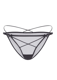 Agent Provocateur Zella Brief (Black) | Avec Amour Luxury Lingerie