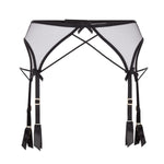 Agent Provocateur Zella Suspender (Black) | Avec Amour Luxury Lingerie