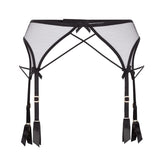 Agent Provocateur Zella Suspender (Black) | Avec Amour Luxury Lingerie