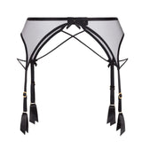 Agent Provocateur Zella Suspender (Black) | Avec Amour Luxury Lingerie