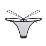 Agent Provocateur Zella Thong (Black) | Avec Amour Luxury Lingerie