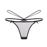 Agent Provocateur Zella Thong (Black) | Avec Amour Luxury Lingerie