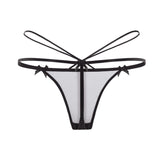 Agent Provocateur Zella Thong (Black) | Avec Amour Luxury Lingerie