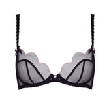 Agent Provocateur Lorna (Black/Pink) Bra - Luxury Lingerie | Avec Amour Sexy Lingerie