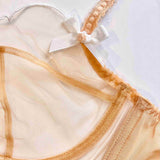 Agent Provocateur Lorna (Sand/White) Bra - Luxury Lingerie | Avec Amour Sexy Lingerie
