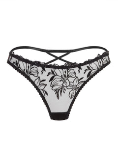 Agent Provocateur Ozella Brief (Black) - Luxury Lingerie | Avec Amour Sexy Lingerie