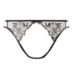 Agent Provocateur Ozella Ouvert Brief (Black) - Luxury Lingerie | Avec Amour Sexy Lingerie
