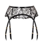 Agent Provocateur Ozella Suspender (Black) - Luxury Lingerie | Avec Amour Sexy Lingerie