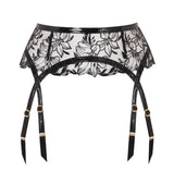 Agent Provocateur Ozella Suspender (Black) - Luxury Lingerie | Avec Amour Sexy Lingerie