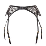 Agent Provocateur Ozella Suspender (Black) - Luxury Lingerie | Avec Amour Sexy Lingerie