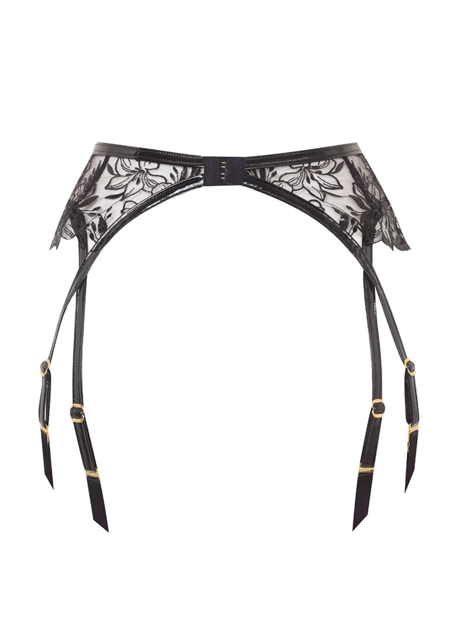 Agent Provocateur Ozella Suspender (Black) - Luxury Lingerie | Avec Amour Sexy Lingerie