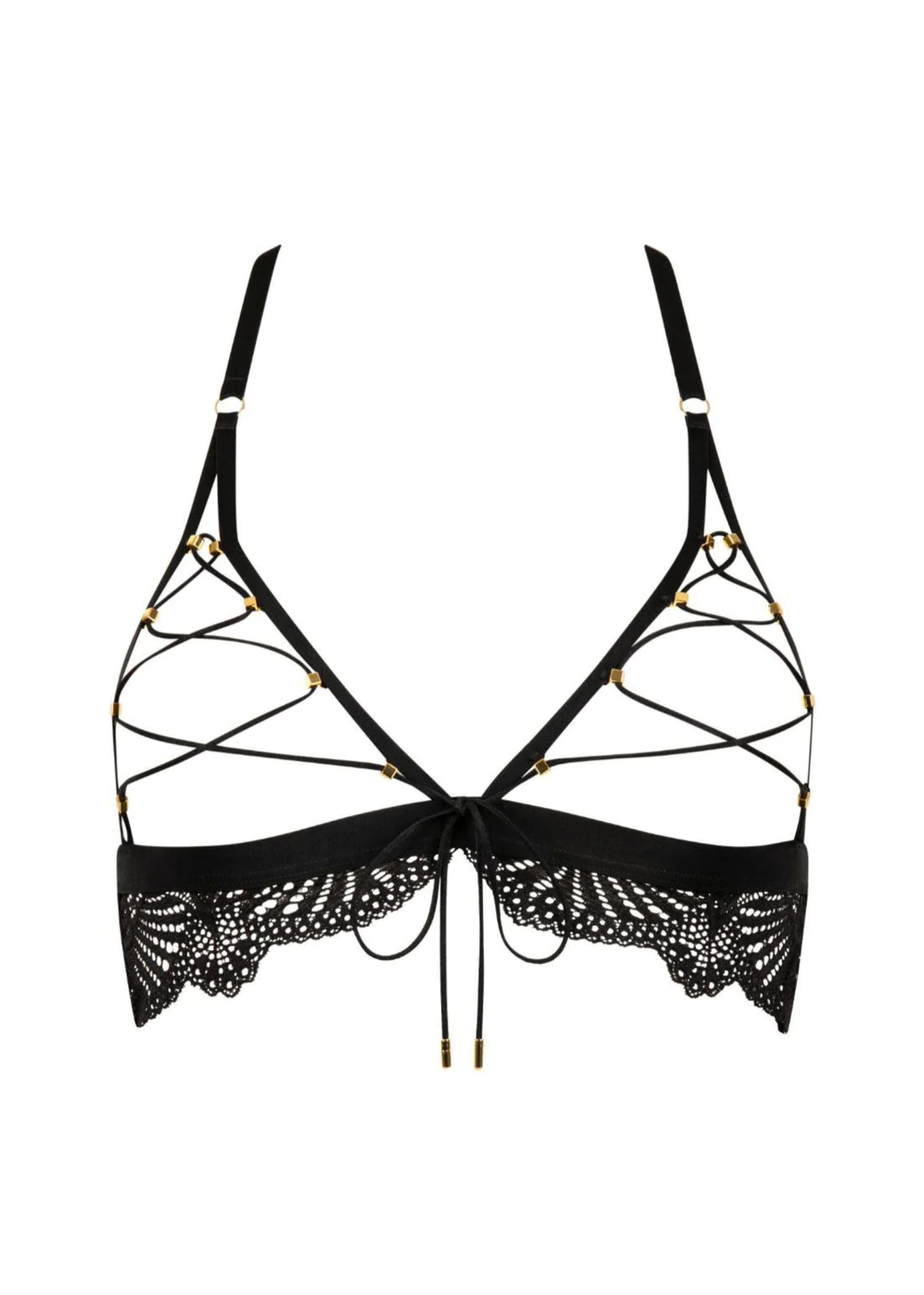 Atelier Amour Embrace Me Triangle Harness (Black)