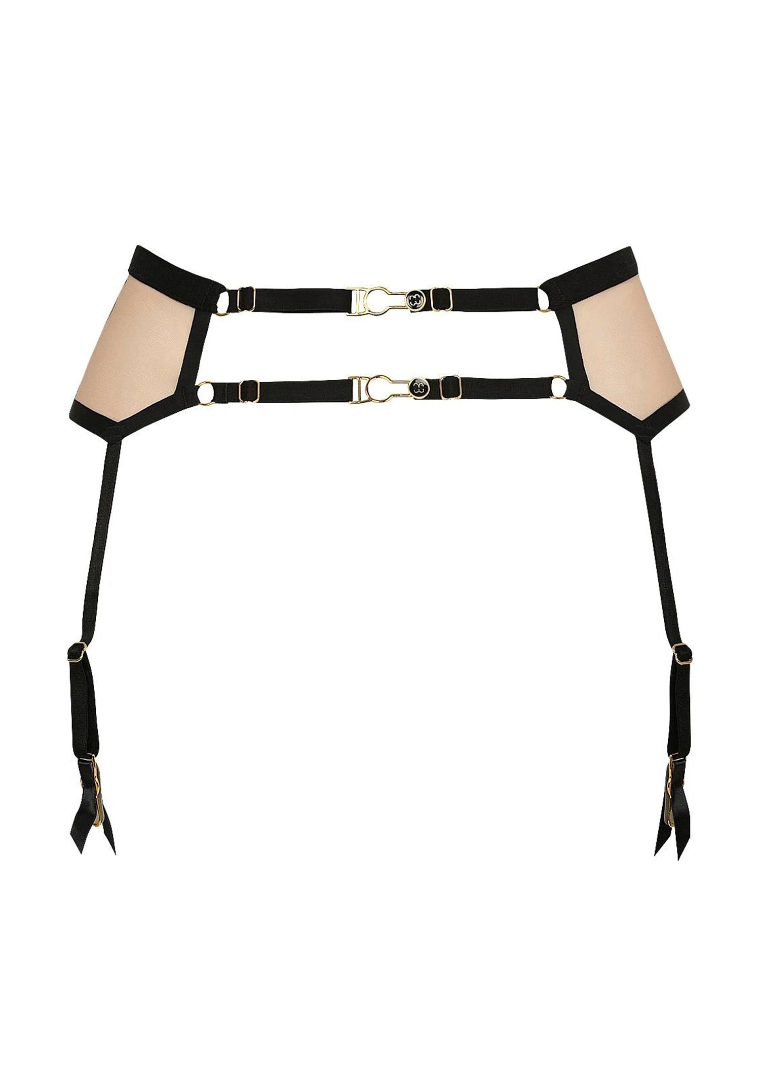 Atelier Amour Unbearable Lightness Skin - Nude Suspender Belt - Avec Amour Sexy Lingerie