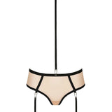 Atelier Amour Unbearable Lightness Skin - Open Brief with Detachable Harness - Avec Amour Sexy Lingerie