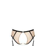 Atelier Amour Unbearable Lightness Skin - Open Brief with Detachable Harness - Avec Amour Sexy Lingerie