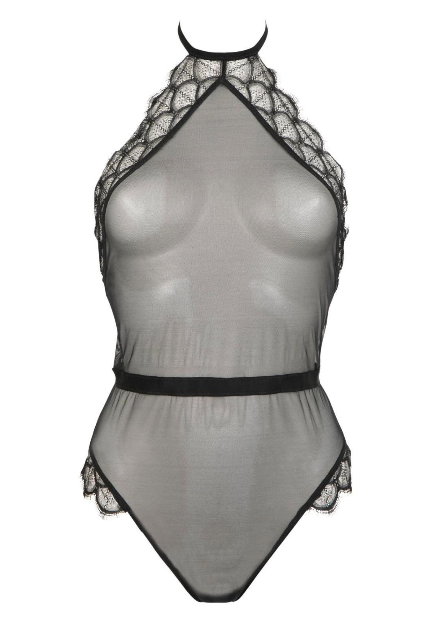 Atelier Amour Mystic Shadow Body - Black See-Through Bodysuit - See-Through Lingerie - Avec Amour Sexy Lingerie