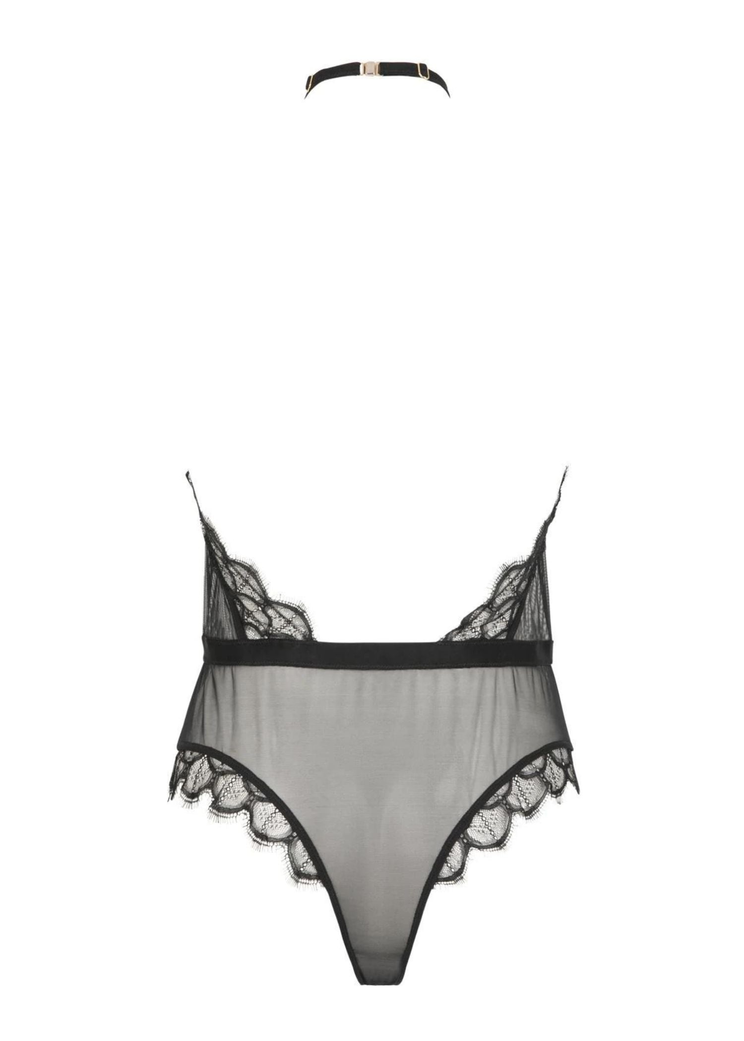 Atelier Amour Mystic Shadow Body - Black See-Through Bodysuit - See-Through Lingerie - Avec Amour Sexy Lingerie