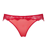 Atelier Amour Desire (Rouge) Tanga - Red Lace Thong - Avec Amour Sexy Lingerie