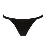 Atelier Amour Please Me Culotte Brief - Black Mesh Backless Underwear - Avec Amour Sexy Lingerie