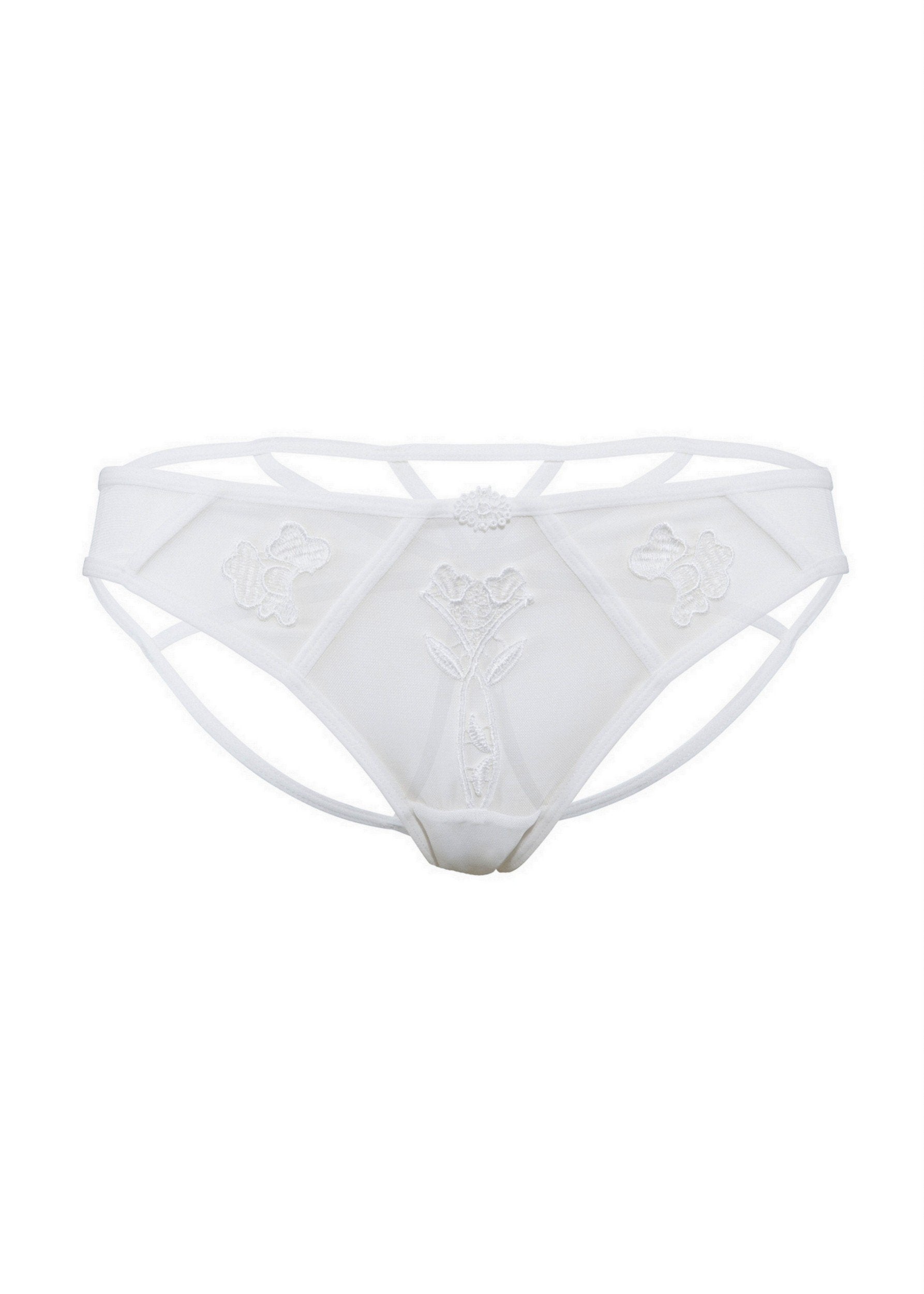 Nova Ouvert Brief (Ivory)-Bottoms-Bluebella-AvecAmourLingerie