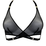 Art Deco Mesh Wrap Bra | Atelier Bordelle | Sexy Lingerie