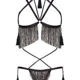 Baed Stories Lady Night Collection - Night Of Enticements - Erotic BDSM Sexy Harness Lingerie Set