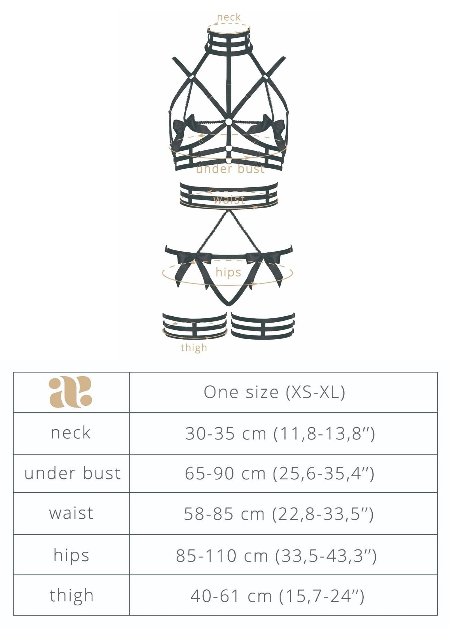 Baed Stories Lady Night Collection - Night Of Secrets - Erotic BDSM Lingerie Set