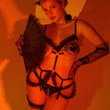 Baed Stories Savage Power - Empress Erotic Harness BDSM Bodysuit Lingerie Set - Sexy Lingerie