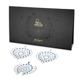 Bijoux Indiscrets Flamboyant Body Jewellery (Blue/Green) - Nipple Sticker, Nipple Cover | Avec Amour Lingerie Accessory