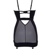 Bluebella Alanna Longline Basque - Black Embroidery Underwired Non-Padded Dress | Avec Amour Sexy Lingerie