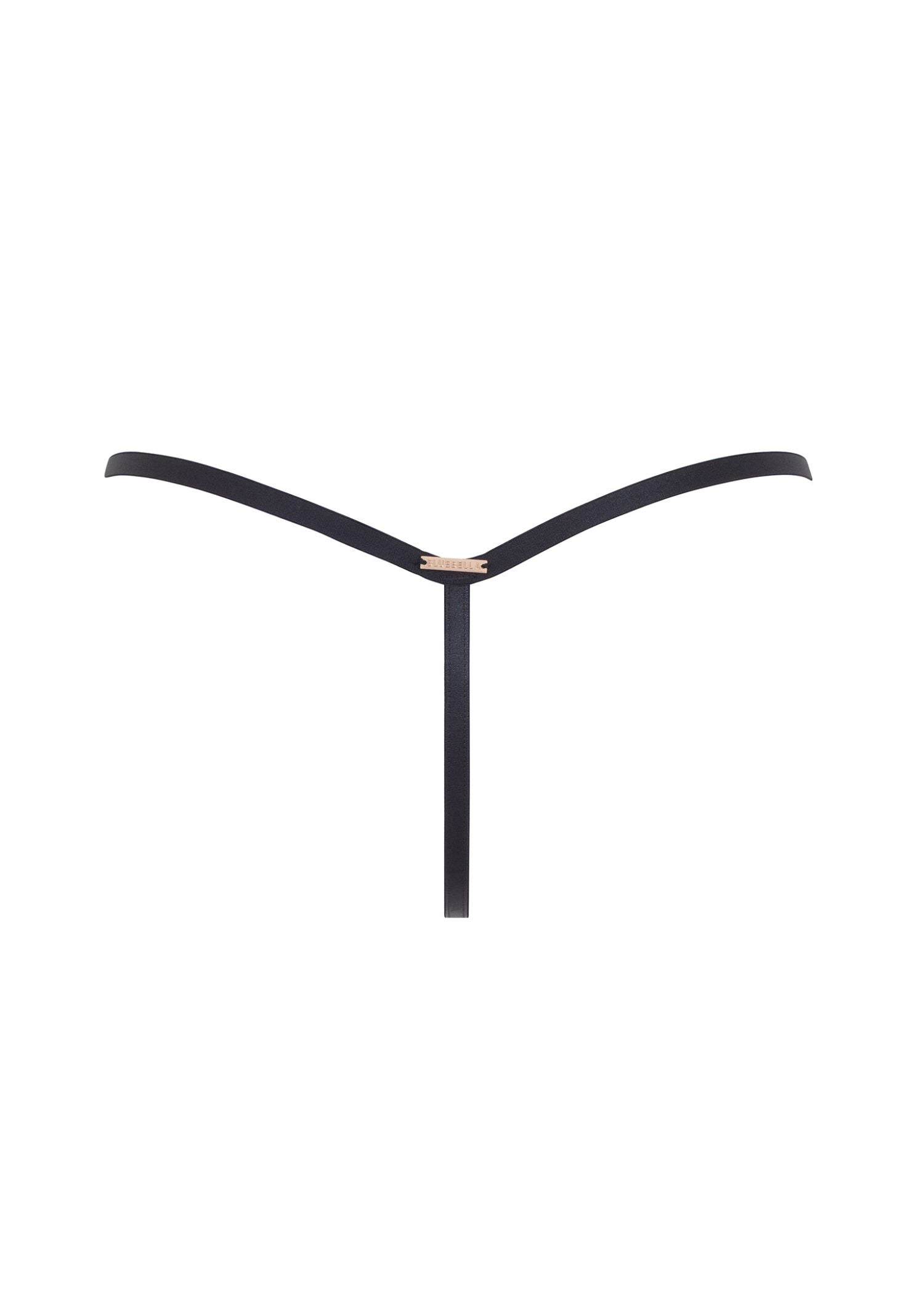 Bluebella Alanna Thong - Black Embroidery G-String | Avec Amour Sexy Lingerie